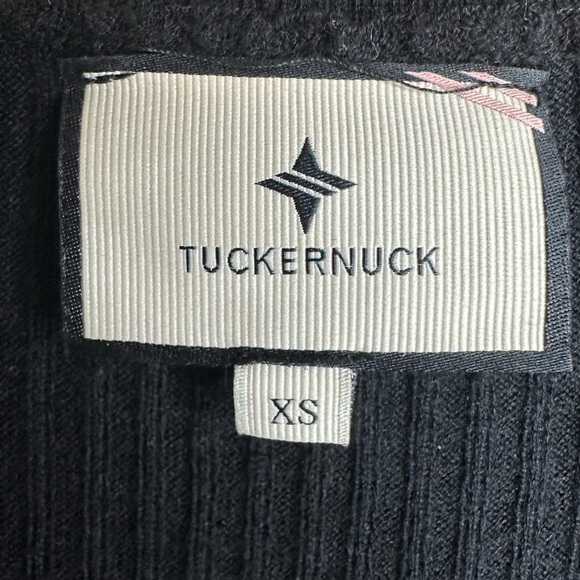 Tuckernuck Handrix Hanley Black Ribbed  Sweater Top Size XS - Picture 8 of 17